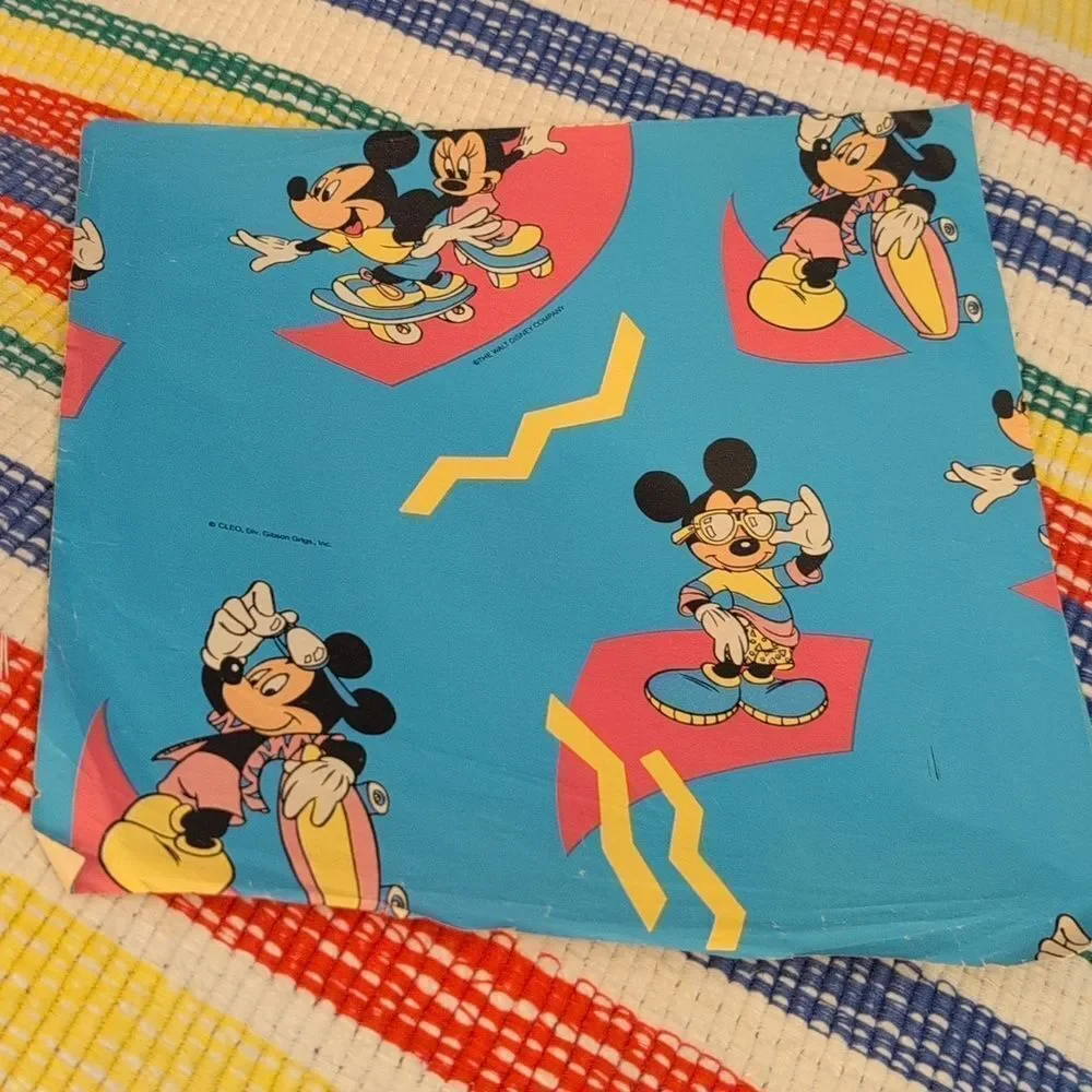 Disney Marvel Jim Hensen vintage 80s 90s character wrapping paper lot‎